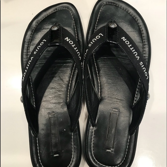 Louis Vuitton Black Sandals size 36 - Picture 2 of 5